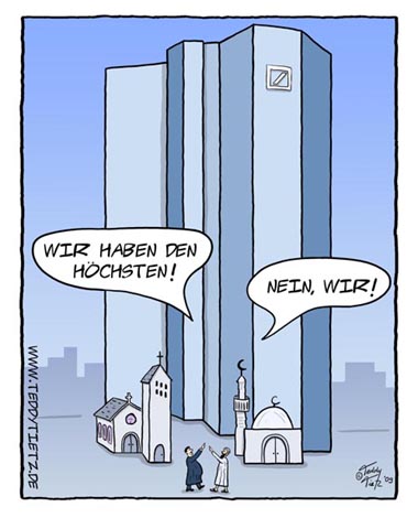 Teddy Tietz Cartoon der Kalenderwoche 9 - Deutsche Leitkultur
