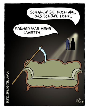 Teddy Tietz Cartoon der Kalenderwoche 35 - In Memorandum - Loriot