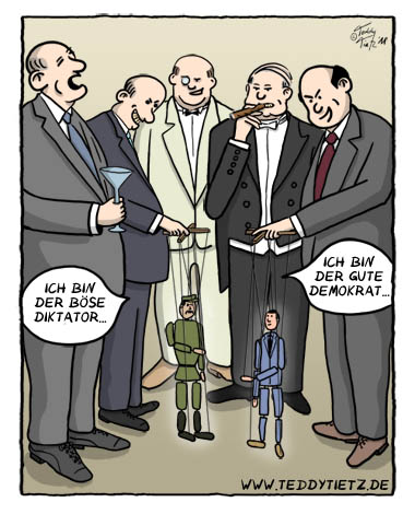 Teddy Tietz Cartoon der Kalenderwoche 11 - Weltordnung